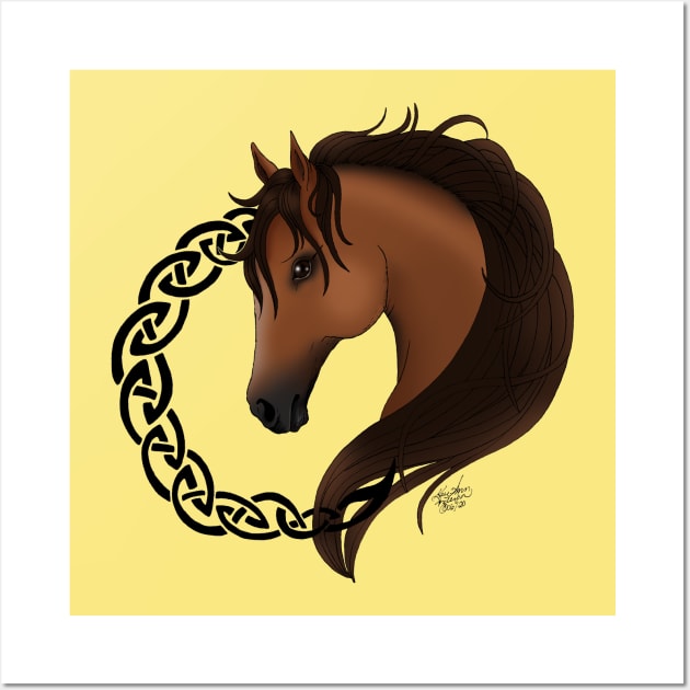 Celtic Horse Wall Art by tigressdragon